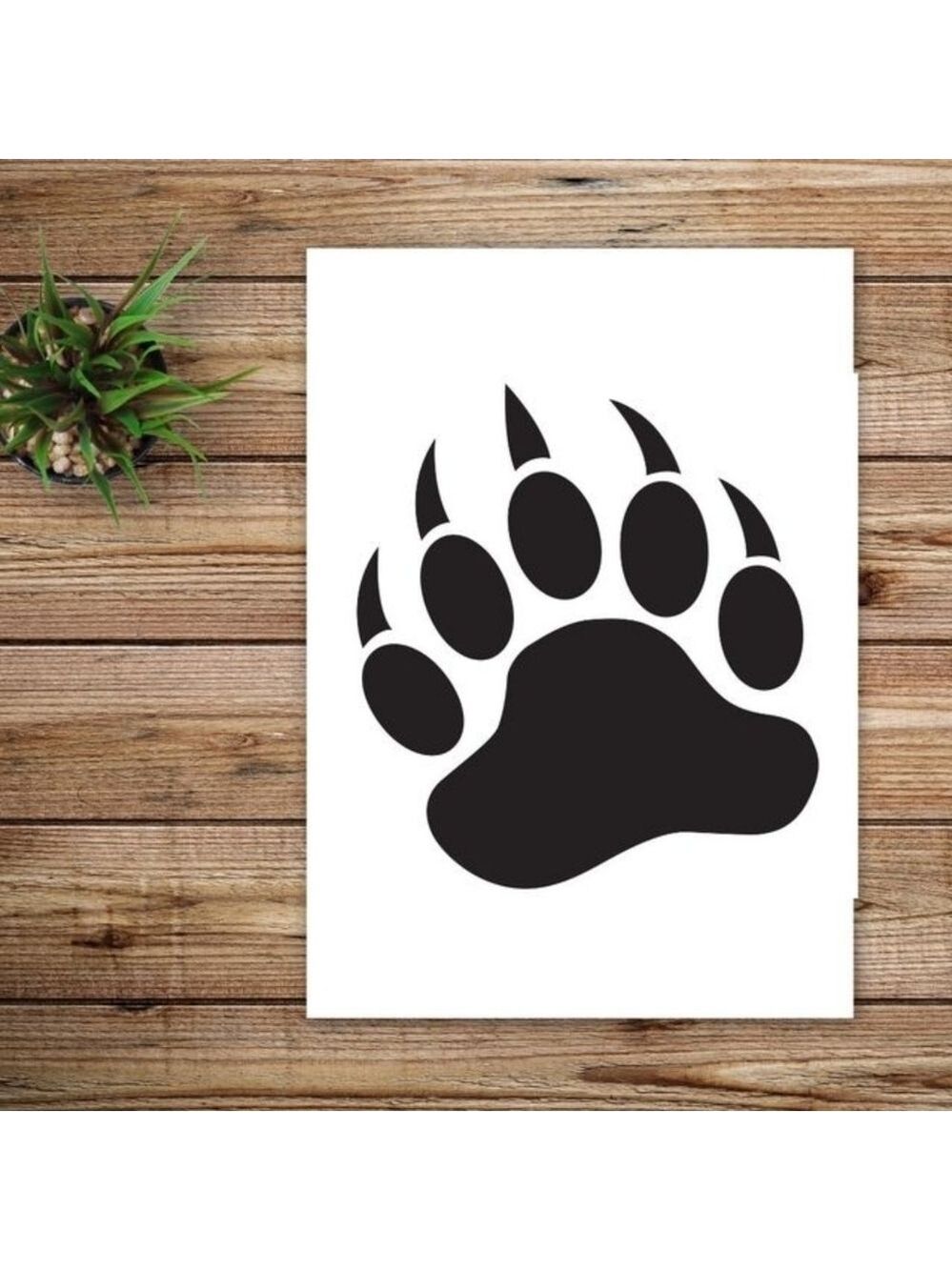 *2 for $20* Bear claw vinyl decal Sticker Handcrafted